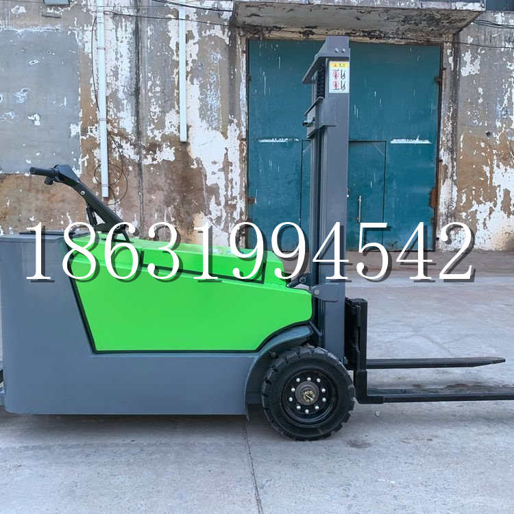 沙河市小型电动叉车1吨2吨步行站驾式电瓶堆高充电装卸车液压升降车铲车